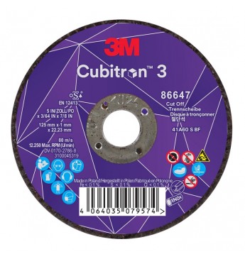 Cubitron II Pjovimo  diskas 125x1x22mm  