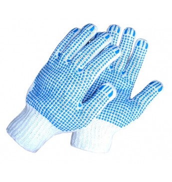 Knitted Gloves With PVCx2, 700G, size 10