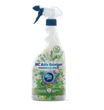 AMBI PUR purškiamas WC valiklis laukinių šalavijų ir kedrų kvapo 750 ml  