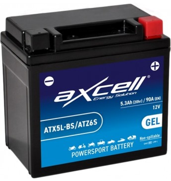 Axcell GEL 5Ah 90A -/+ 12V akumuliatorius 113x70x105mm  