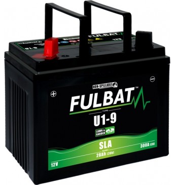 FULBAT Garden AGM 28Ah 300A 12V akumuliatorius 195x125x176mm  