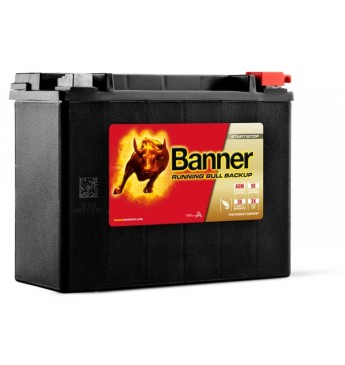 Banner 20Ah 300A RUNNING BULL BACKUP AUX18 12V 206x91x163mm  