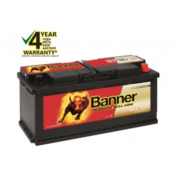 Battery Banner 105 Ah Running Bull