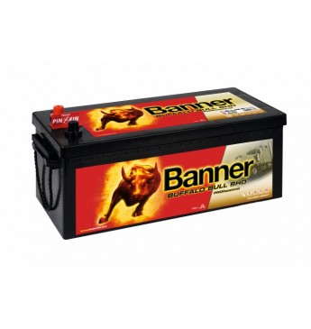 Banner 180Ah 1000A Buffalo Bull PRO akumuliatorius 12V 514x223x195/220  