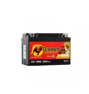 Banner 10Ah Bike Bull GEL 12V 185A akumuliatorius 150x87x106mm  