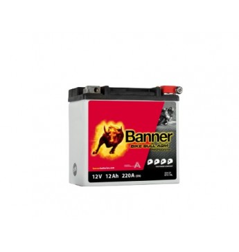 Banner 12Ah Bike Bull PRO 12V 220A akumuliatorius 150x88x145mm  