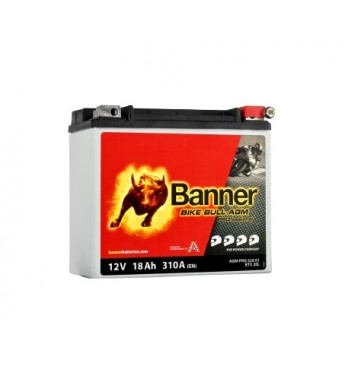 Banner 18Ah Bike Bull PRO 12V 310A akumuliatorius 175x88x155mm  