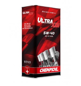 Ultra XDI 5W-40 5L sintetinė dyzelinė alyva metalo pakuotėje  