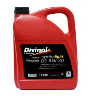 Syntholight DIVINOL 03 5W-30 5 l, ACEA A3/B4/C3 VW 504.00/507.00  