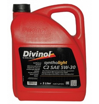 Syntholight DIVINOL C2 5W-30 5 l. SN/CF, ACEA C2-12 (F.T.H.M)  