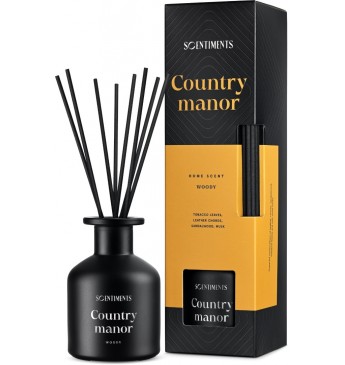 SCENTIMENTS Namų kvapas lazdelėmis Country Manor, 125 ml  