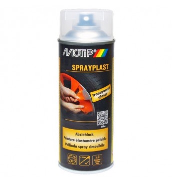 Nulupami dažai skaidrūs MOTIP SPRAYPLAST 400 ml  