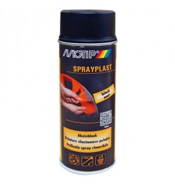 Nulupami dažai juodi matiniai MOTIP SPRAYPLAST 400 ml  