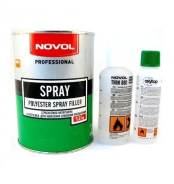 SPRAY - polyester spray filler with THIN 880 0.8L