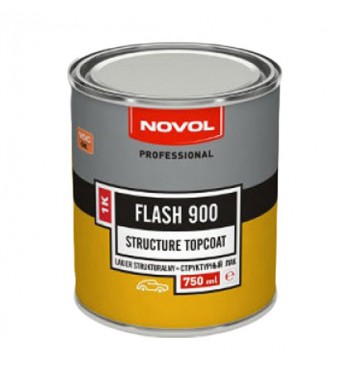 Struktūriniai 1K dažai FLASH900 juodi  0.75 l  