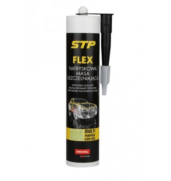 Purškiamas hermetikas STP FLEX juodas 290ml  