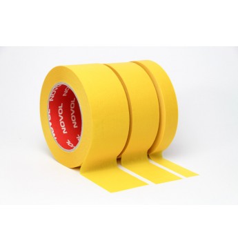 Masking tape PREMIUM 110°C 25mmx50m YELLOW