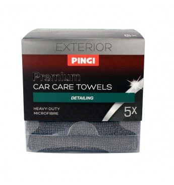 PINGI premium automobilio išorės šluostės 5 vnt 30x30cm  