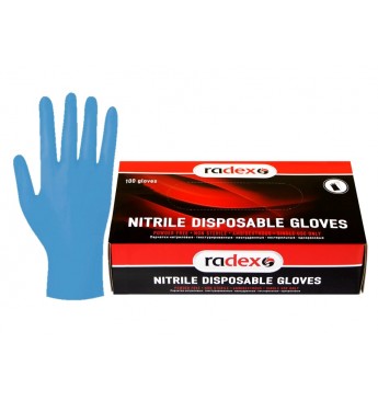 RADEX Nitrile disposable gloves M (100 pcs.)