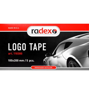 LOGO juosta 100mmx200mm (5vnt) RADEX  