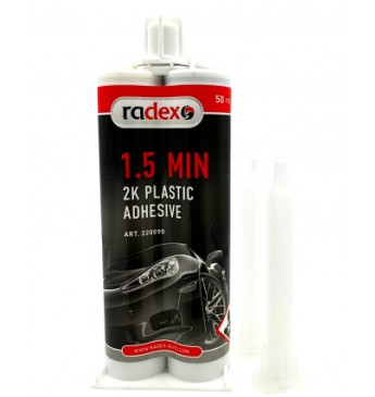 2K klijai plastikui (90 sek.) 50ml RADEX  