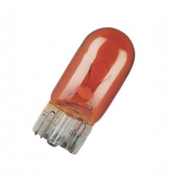 Lemputė RING 12V 5W W2.1x9.5d gelto na be cokolio blisteris 2vnt.  