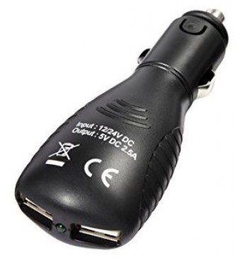 Adapteris RING 12V 2.5 AMP 2xUSB, 1 vnt.  