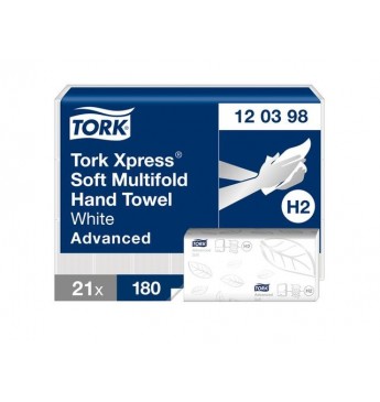 Advanced Interfold Hand Towel, H2, 2 Ply, 180 Towels