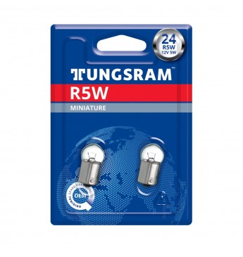Lemputė 12V 5W BA15s R5W TUNGSRAM  