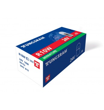 Lemputė 24V 10W BA15s R10W  