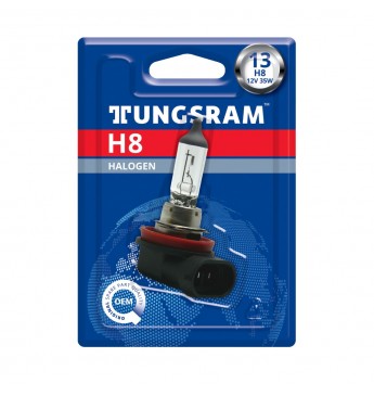 Lemputė H8 12V 35W PGJ19-1 BL1vnt. TUNGSRAM 53090U 18254  